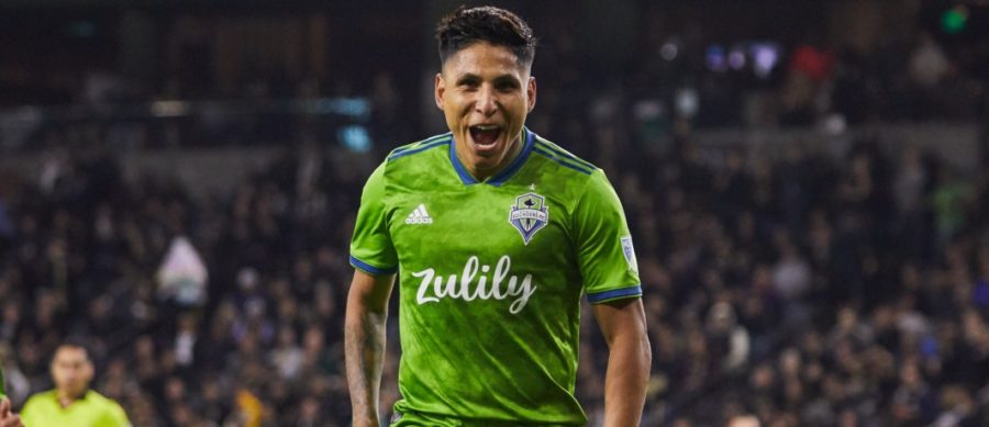 Raul Ruidiaz of the Seattle Sounders
cr. USA Today Images